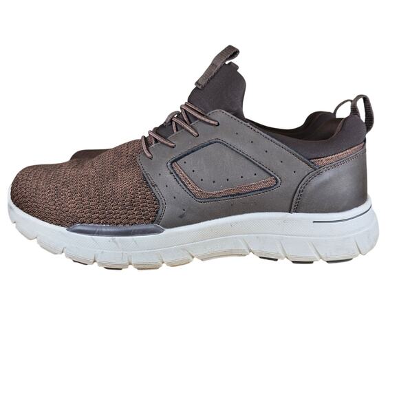 Skechers Men Delson 3.0 - Cicada Dark Brown slip on Hands Free Walking Shoe 10 M main image 5